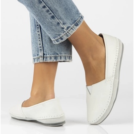 Filippo DP031/25 läderloafers vit