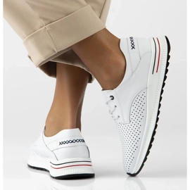 Filippo DP6022/25 lädersneakers vit