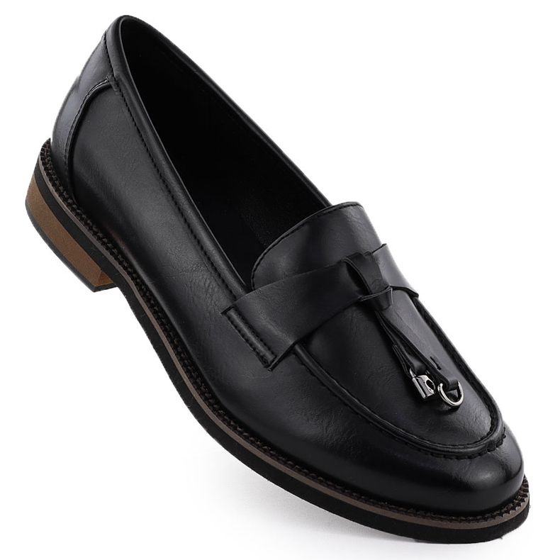 Skor kvinnors loafers lordy svart potocki sz12627