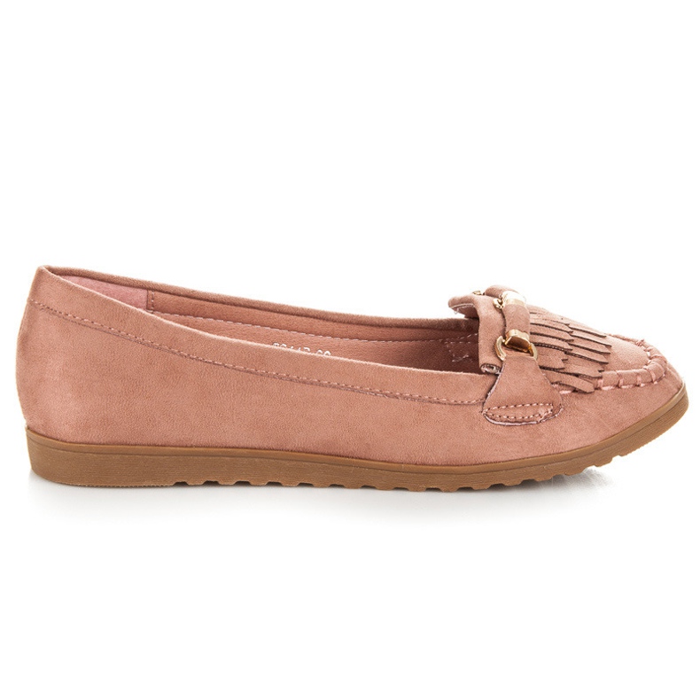 Seastar Loafers med fransar rosa