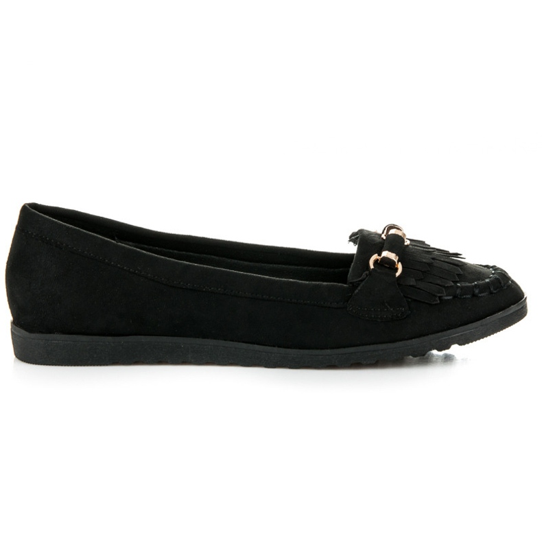 Seastar Loafers med fransar svart