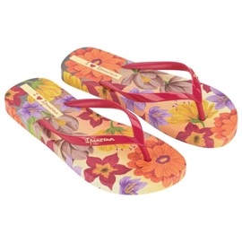 Ipanema flip -flops verao tropisk fem 27197 BB263 röd
