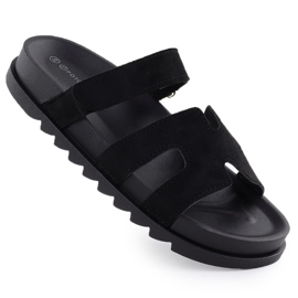 Kvinnors tofflor Black Potocki GN17303 svart