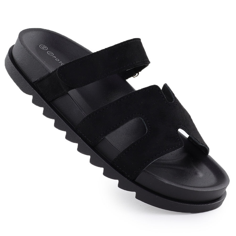 Kvinnors tofflor Black Potocki GN17303 svart