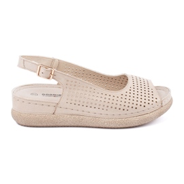 Goodin Lätt hassel bekväma sandaler gyllene