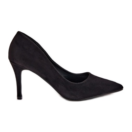 Eco Suede Pins Black svart