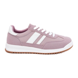 Evento Kvinnors sneakers med Eco Suede Purple purpur