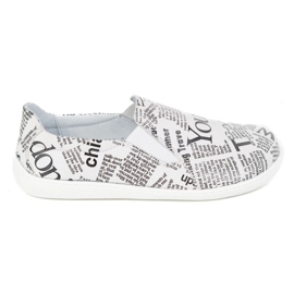 Pollonus Barfota läderkvinnor vit