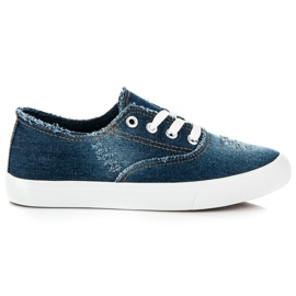 American Club Denim sneakers blå