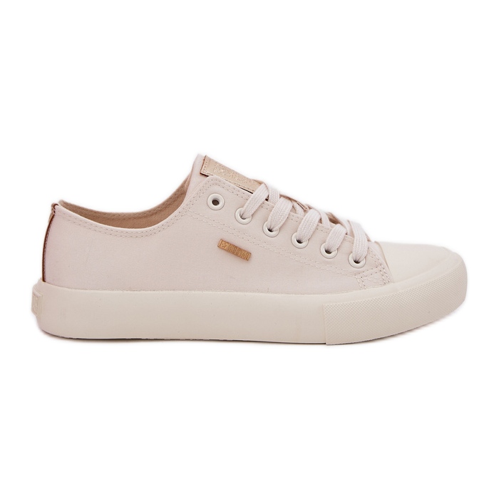 Kvinnors material sneakers Big Star RR274768 Beige