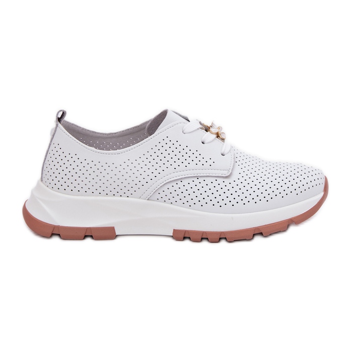 ARTIKER Kvinnors läderskor med Artker 54C1810 vit stift