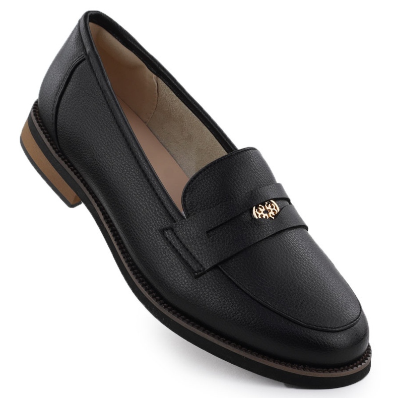 Cambell Kvinnor läderskor svart kamell 00664