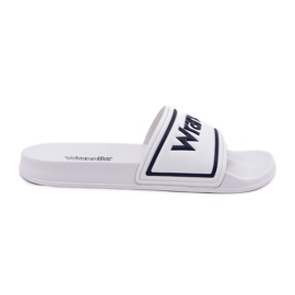 Wrangler Averell Slider Men Low 20251042.1fg White Flip -flops vit