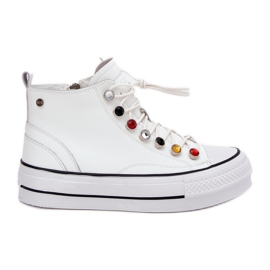 GOE Gee RR2N4102 Kvinnor Leve Women Leve Sneakers vit