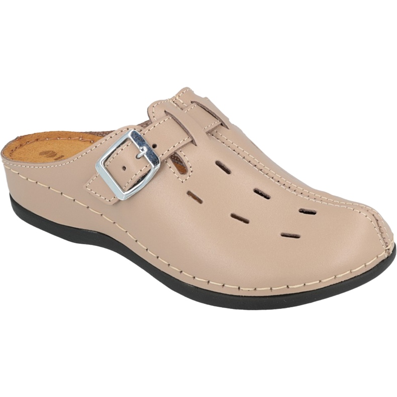 Dr.orto befado kvinnors läder tofflor pu 179d008 beige