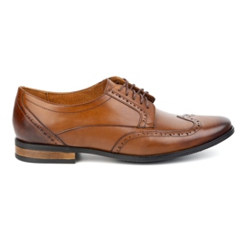 Olivier Mäns broder läderskor - Model 1023 Brown brun