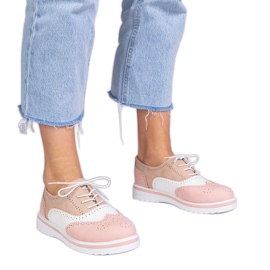 Pink Classic Oxford Shoes rosa