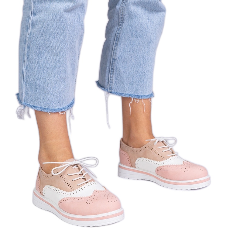 Pink Classic Oxford Shoes rosa