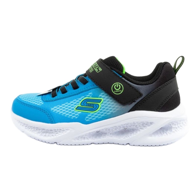 Skechers Meteor-Lights-Krendox 401495L/BKBL-skor blå