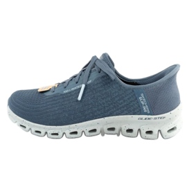 Skechers Glide-steg 104571/SLT-skor med ett membran blå