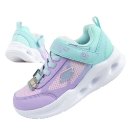 Skechers s Lights-sla glöd 303714L/TQLV-skor purpur