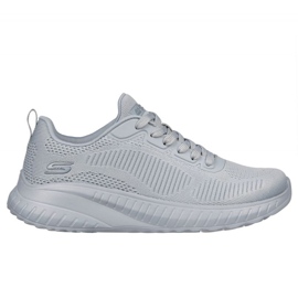 Skechers Bobs Sport Squad Chaos Shoes - Face Off 117209 Ltgy grå