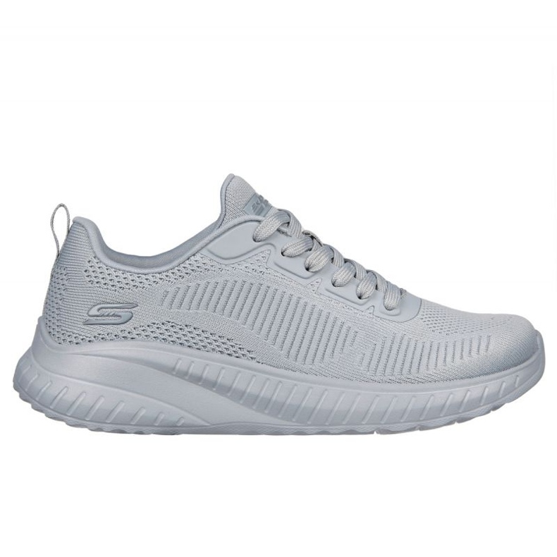 Skechers Bobs Sport Squad Chaos Shoes - Face Off 117209 Ltgy grå