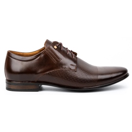 Olivier Herrskor, formellt läder 482 mörkbrun