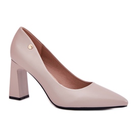 Eleganta pumpar på Vinceza 62221 Barb grå