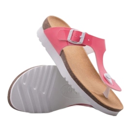 Kvinnors flip-flops scholl boa visum f31247-1209 rosa