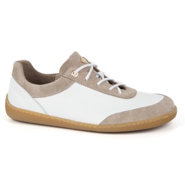Olivier Barfota kvinnor minimalistiska sneakers 1769pol vit