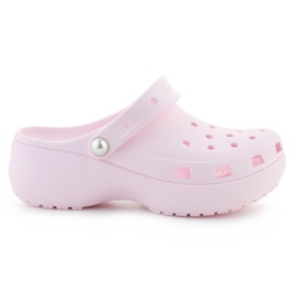 Crocs klassiska plattformar Pearl Clog 211231-6W rosa