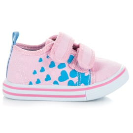 Bona Sneakers I Hjärtan rosa