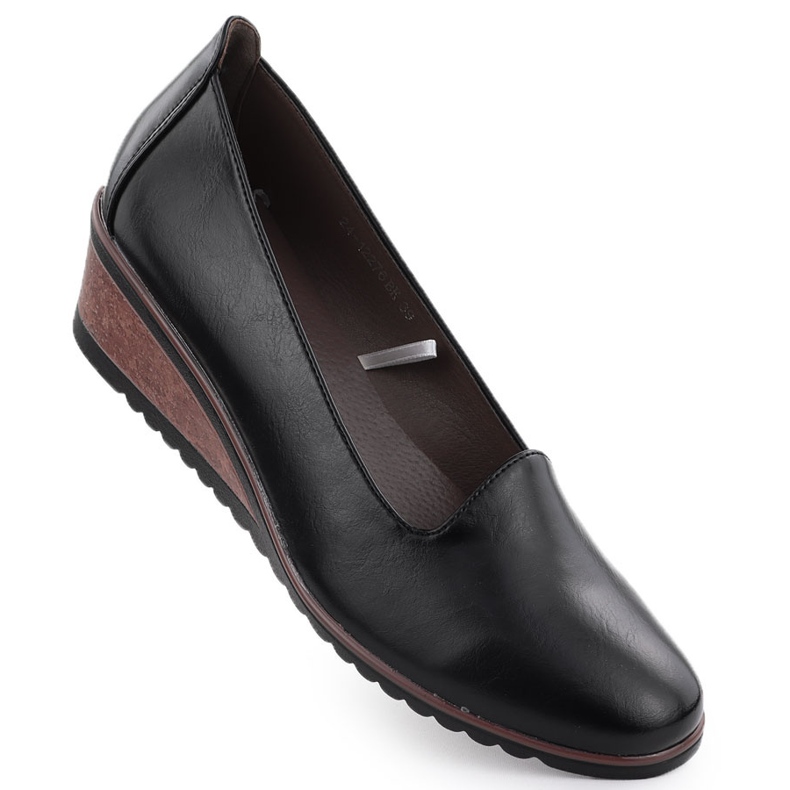 Skor för kil Black Potocki SZ12276 svart