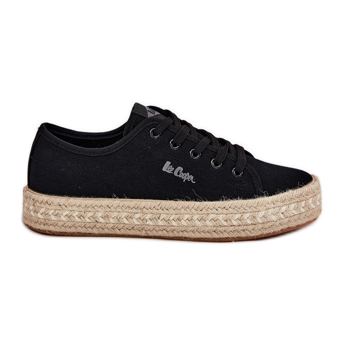 Kvinnors sneakers med Lee Cooper LCW-25-44-3216 Black Sneakers svart