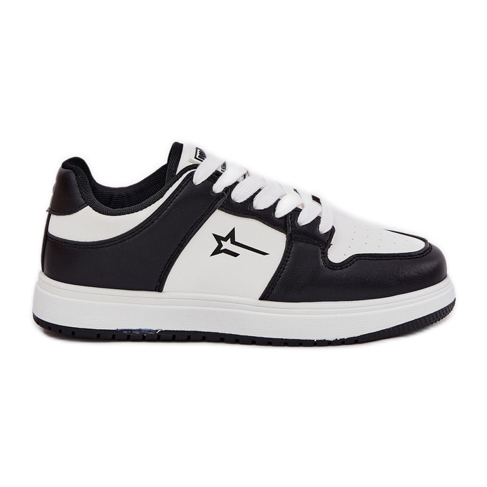Kvinnors sneakers Big Star RR274A240 Hi-polish White and Black System svart