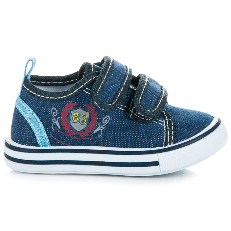 Bona Denim sneakers blå