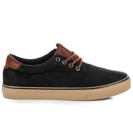 L&H Sneakers i mocka svart
