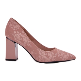 Vinceza Eleganta pumpar på Vincez 62223 Pink Post rosa