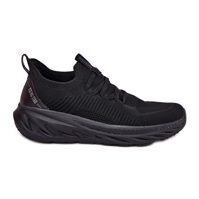 Slocked Lightweight Women's Sports Shoes Big Star RR274A132 Hi-Polish System Black System svart