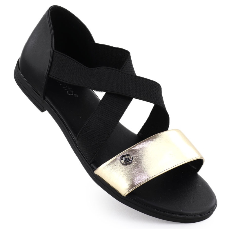 EVento Kvinnors sandaler med svarta raderare 3884