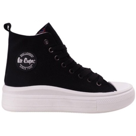 Kvinnors höga sneakers på Lee Cooper LCW-23-44-1629LA Black Platform svart