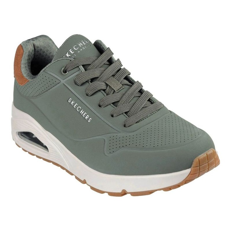 Skechers Uno Passar på Air 183004-OLV-skor grön