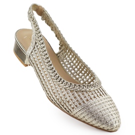 Sandaler för kvinnors öppning i Golden Spitz T.Sokolski L25-334 gyllene