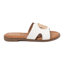 Seastar Vita flip flops med en gyllene dekoration