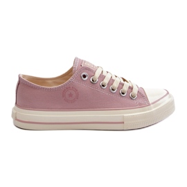 Låga sneakers för kvinnor Big Star NN274270 Rosa
