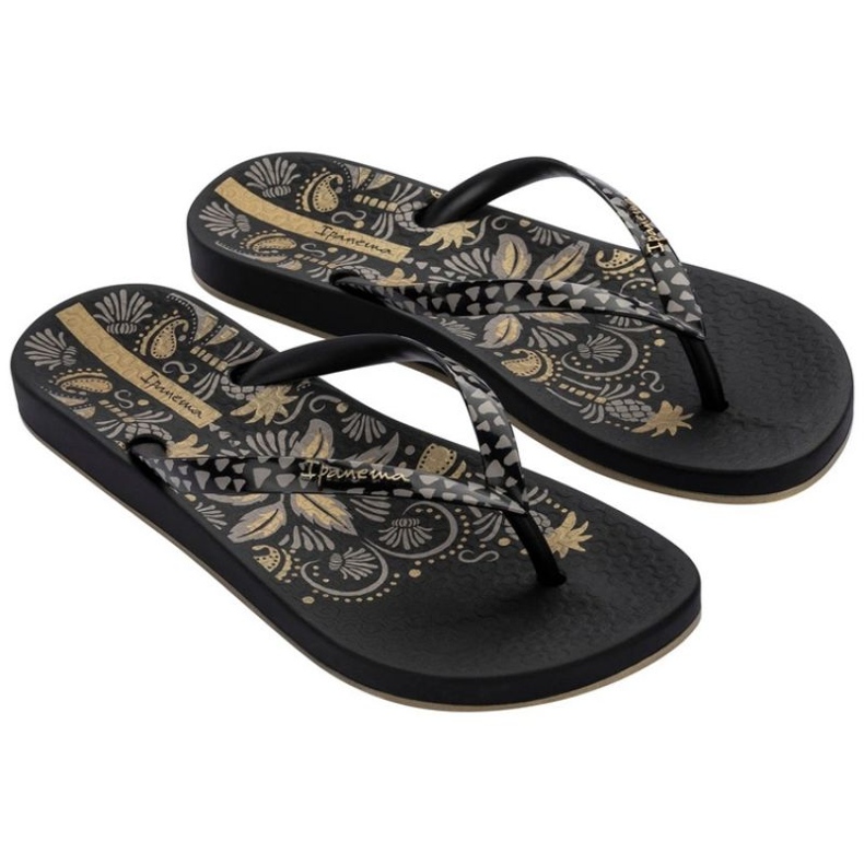 Ipanema flip -flops anat natur VII 83650 BD575 svart