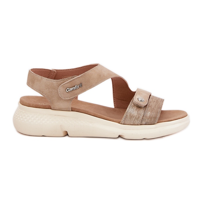 EVento Sandaler för kvinnor på kil Beige