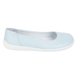 Olivier Barfota kvinnors minimalistskor gled 1771Pol Blue blå