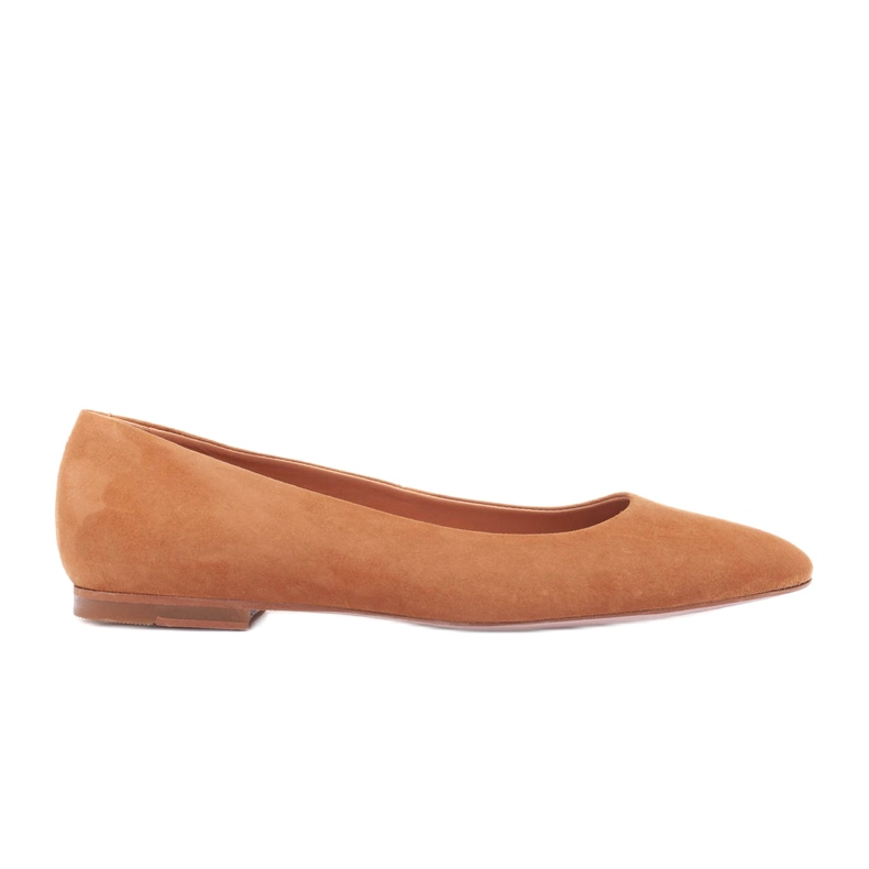 Marco Shoes Kvinnor läder ballerinas 1964p-043-1 beige